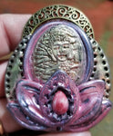 Beautiful Buddha Goddess with Thulite Pendant